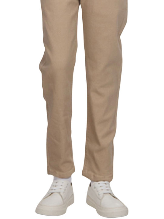 Kids' Denim Pants Beige