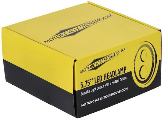 Far Față LED Harley Davidson Sportster XL Bright 5.75 Inch Unitate Far LED Negru