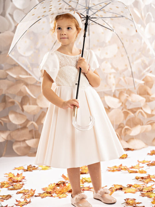 Baby Bloom Rosa Taufkleid aus Spitze