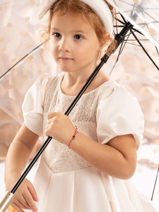 Baby Bloom Rosa Taufkleid aus Spitze