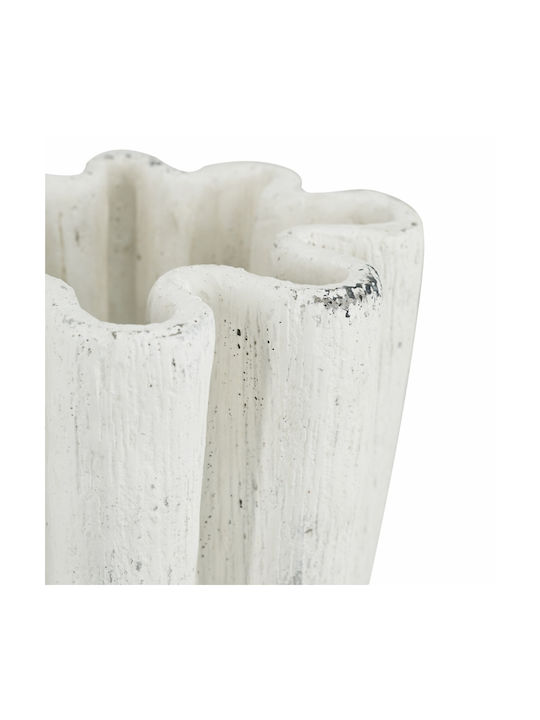 Artekko Decorative Vase White 22.5x18x30cm