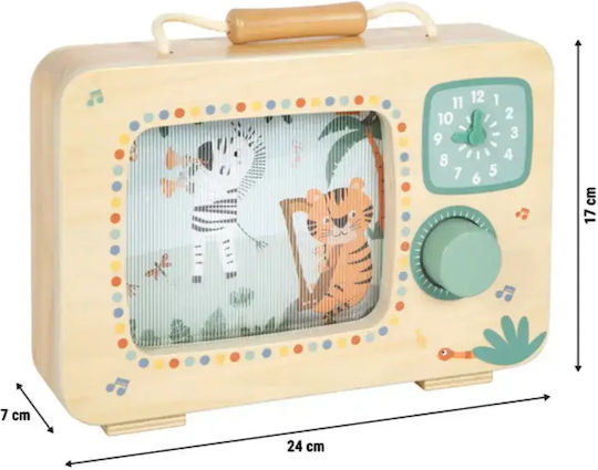 Small Foot Βρεφικό Παιχνίδι από Ξύλο με Μουσική για 18+ Μηνών