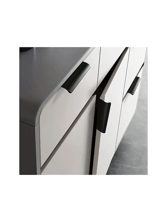 Marmouris Furniture Handle Made Of Black Metal 800mm (Hole Centers 800mm) 10300291