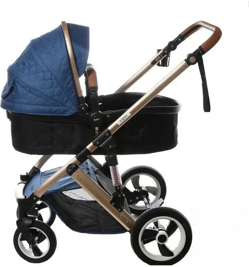 Fiko Viper Adjustable 2 in 1 Baby Stroller Suitable for Newborn Gray 12.5kg