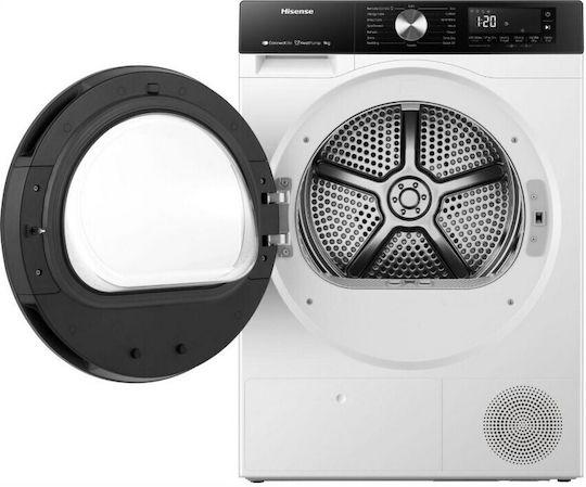 Hisense DH3S902BWCC Uscător de rufe 9kg cu pompă de căldură