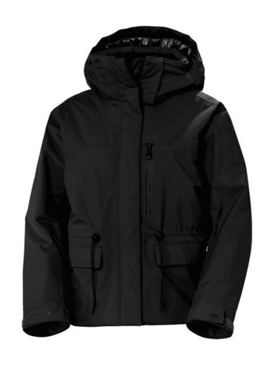 Helly Hansen Insulated 2.0 65987-990 Γυναικείο Μπουφάν για Σκι & Snowboard Μαύρο