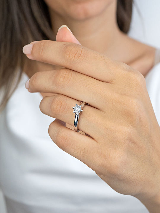Kiriakos Gofas Single Stone with Diamond