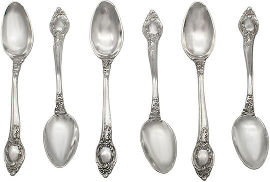 Savvas Design Set de Linguri Metalice Argintiu 6buc