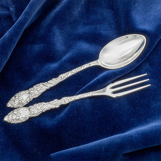 Savvas Design Μεταλλικά Ασημί 14cm ΔΕΠ00290 2τμχ
