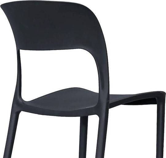 Stuhl Zanna Black Shade 44x45x80cm