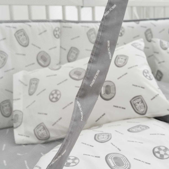 Vesta Home Baby Sheets Set Crib Cotton Gray