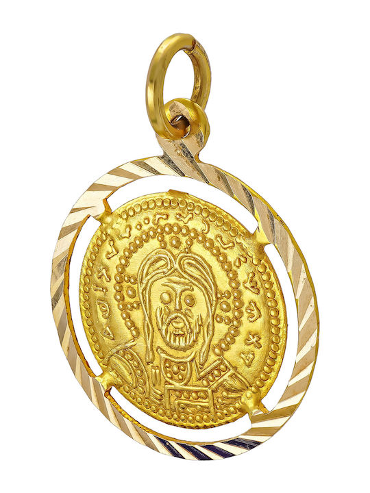 Kiriakos Gofas Μενταγιόν Κωνσταντινάτο Χρυσό 14K