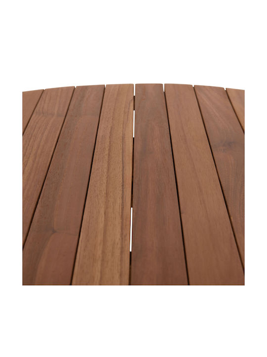 Dante Round Table Dining Room from Solid Wood Teak 46x46x75cm