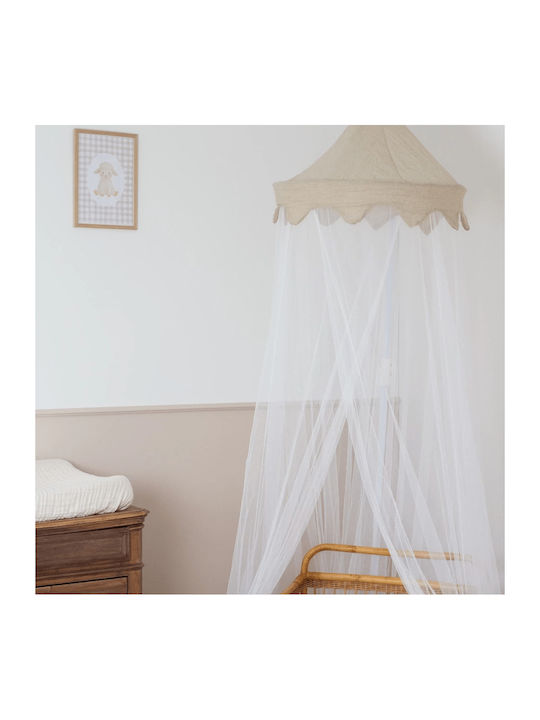 Trois Kilos Sept Baby Mosquito Net Room Beige