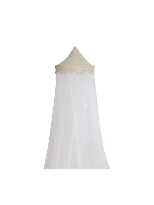 Trois Kilos Sept Room Mosquito Net with Tulle Beige 60x60x260cm