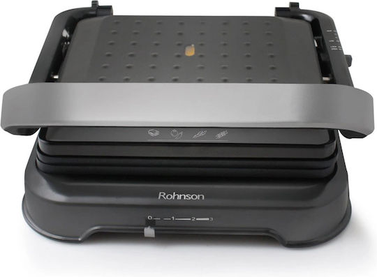 Rohnson Sandwich Maker Grill 2200W Black
