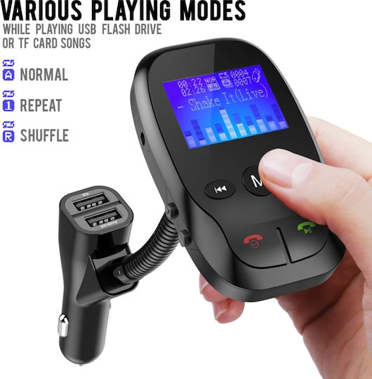 Pyramid FM Transmitter Αυτοκινήτου mit Bluetooth / AUX / USB