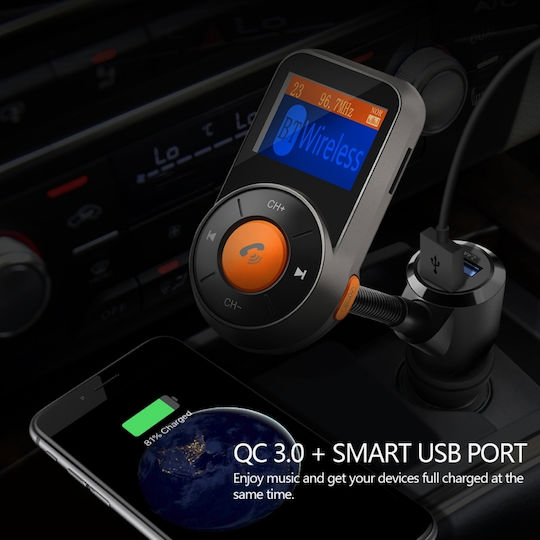 Pyramid FM Transmitter Αυτοκινήτου με Bluetooth / AUX / USB / MicroSD