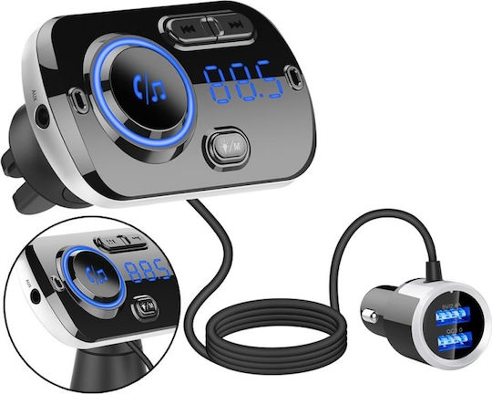 Pyramid FM Transmitter Αυτοκινήτου με Bluetooth / USB / MicroSD / AUX