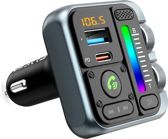 Pyramid FM предавател за кола с Bluetooth / USB