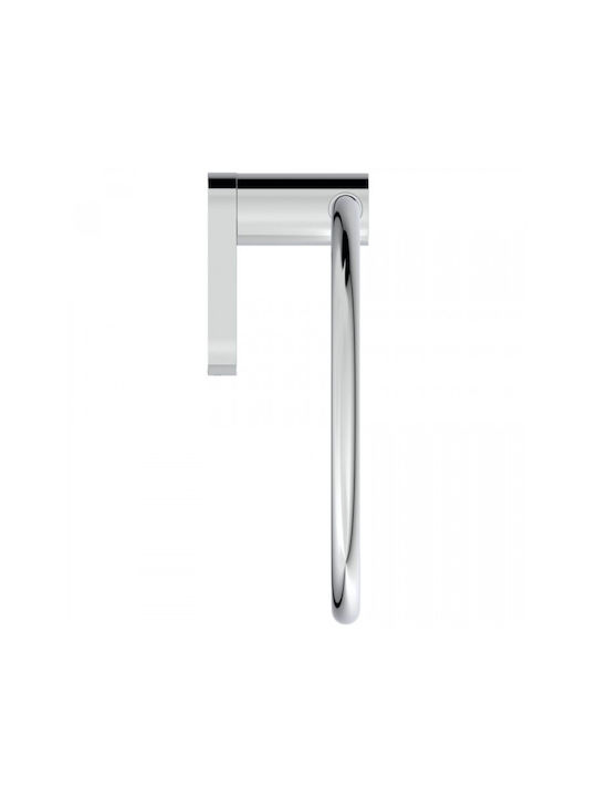 Ideal Standard Conca Κρίκος Μπάνιου Μονός με Βίδες Ασημί