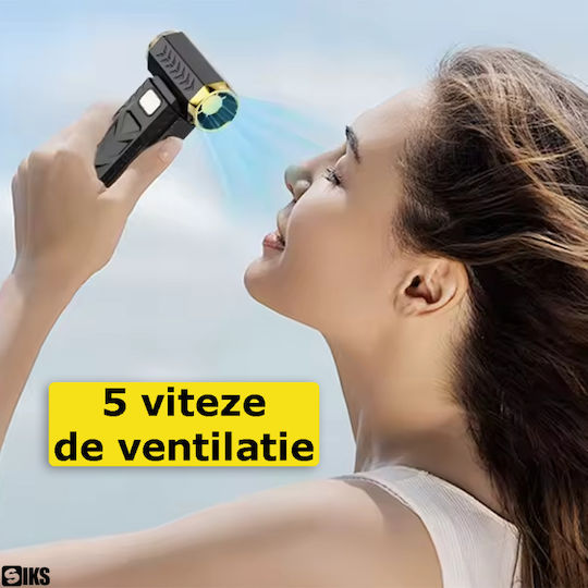 Mini Aspirator Fără Fir Cu Aer Siks 2 În 1 5 Viteze 3 Accesorii Lumină Led Portabil Pentru Îndepărtarea Prafului De Pe Tastatură Pc Monitor Păr De Animale Negru