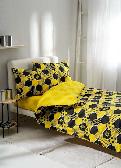 Vesta Home Aris Kinderbettbezüge Set Moni mit Kissenbezug Baumwoll Mehrfarbig 170x240cm
