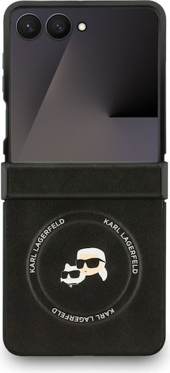 Karl Lagerfeld Karl&choupette Pins Задна корица Пластмаса / Силикон Черен (Galaxy Z Flip7)