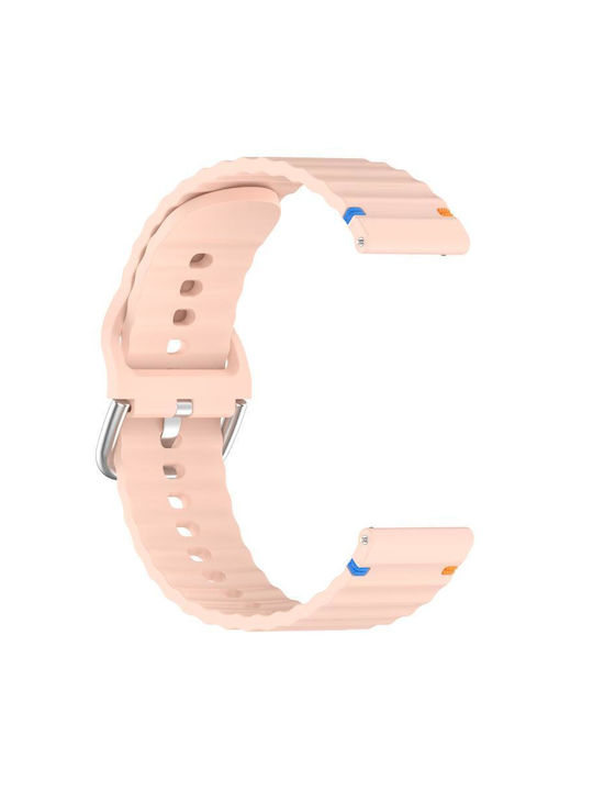 Armband Silikon Rosa (Redmi Watch 5 Active / Watch 5 LiteRealme Watch 2Haylou RT2 LS10)