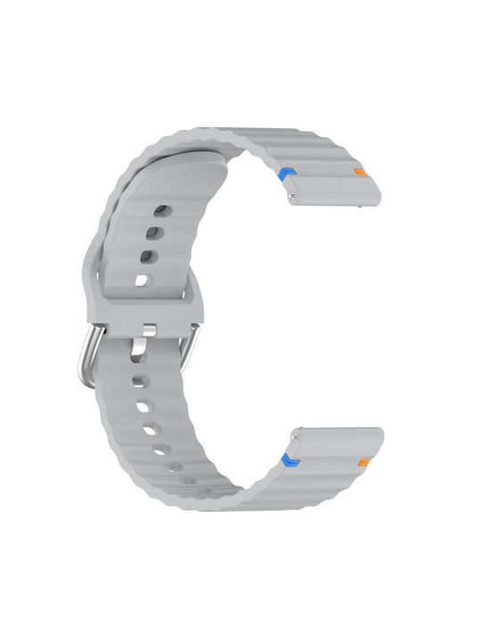 Λουράκι Σιλικόνης Γκρι (Redmi Watch 5 Active / Watch 5 LiteRealme Watch 2Haylou RT2 LS10)