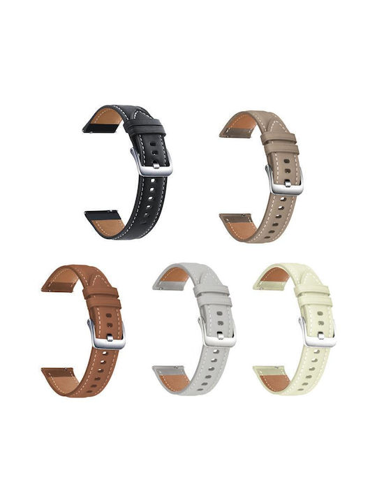 Strap Leather Gray (Xiaomi Watch 2 Pro / Watch S3Haylou LS02)