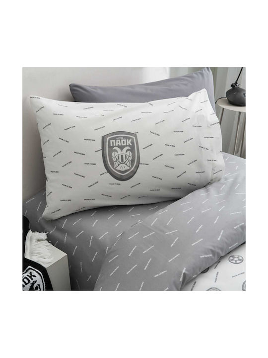 Vesta Home Σετ Σεντόνια Μονά Βαμβακερά Paok