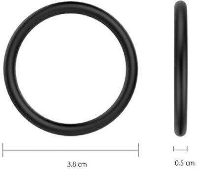 Inel Mic Elastic Din Silicon Pentru Penis 3,8 Cm