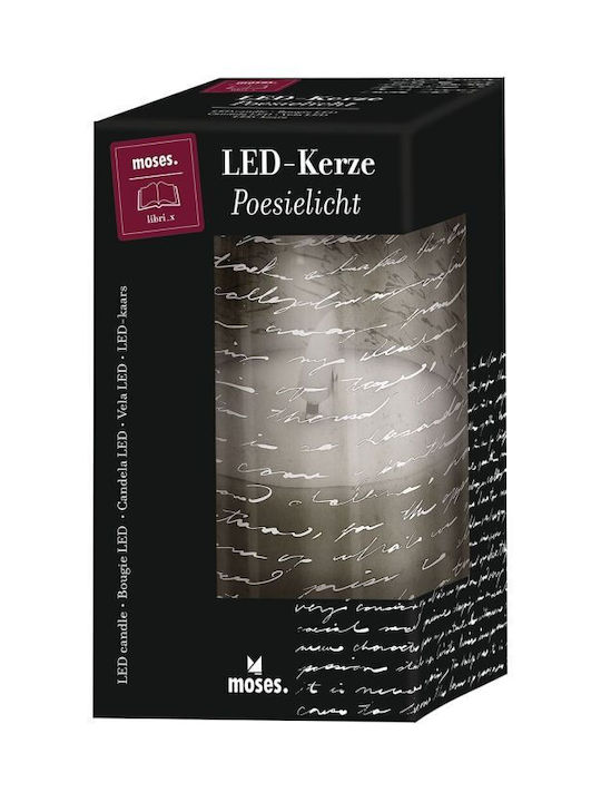 Moses Dekoratives Kerze in Gefäß Schwarz