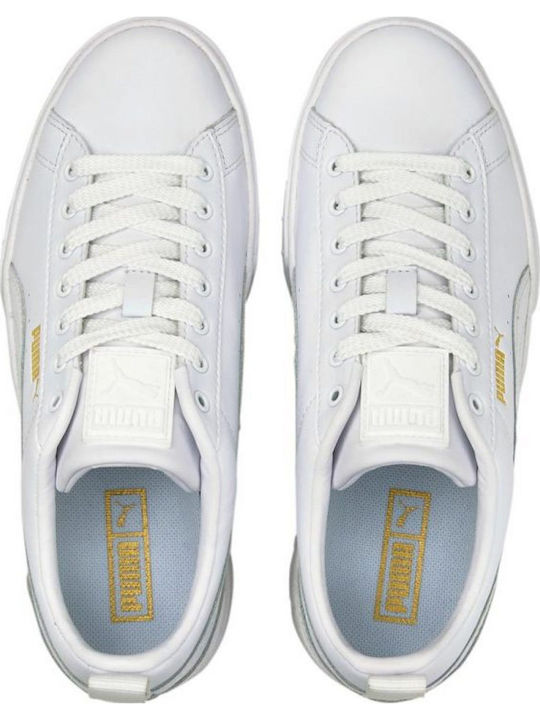 Mayze Damen Flatforms Sneakers Weiß