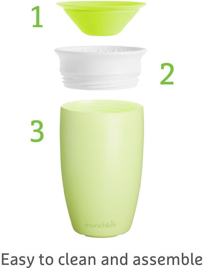 Munchkin Baby & Toddler Cups Miracle 360 Sippy Cup from Plastic Blue 2 Pieces 296ml for 12m+