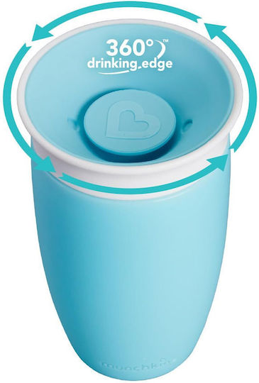 Munchkin Детски Чаши Miracle 360 Sippy Cup от Лилава Пластмаса 2 Бройки за 12м+