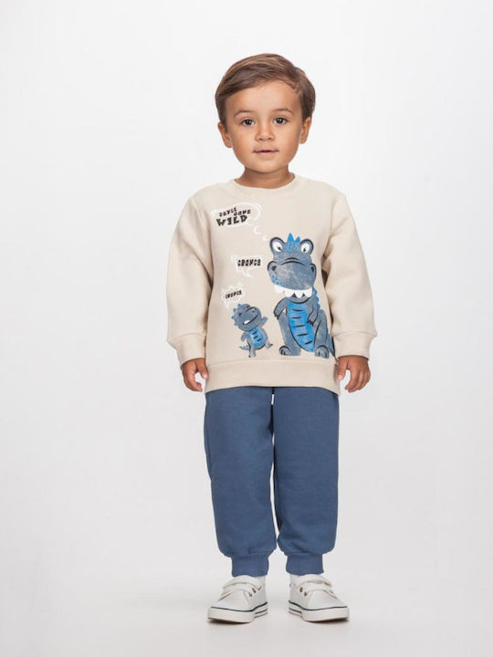 Kinder Sweatpants Set - Jogginganzug Ecru - Raf 2Stück