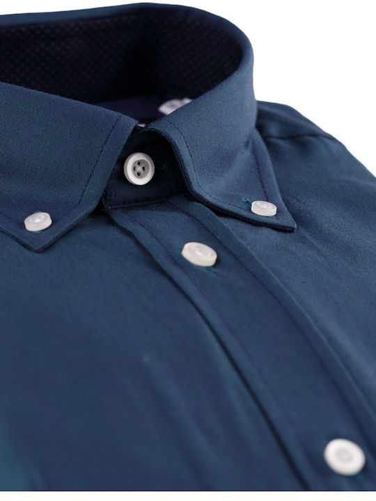 Long-sleeved Cotton Shirt Green