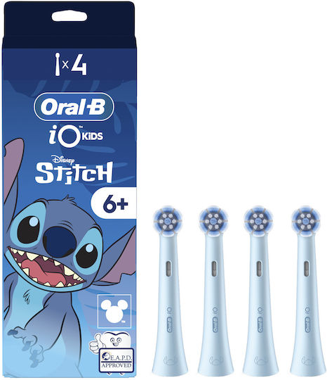 Oral-B Electric Toothbrush Replacement Heads iO Kids 4 Pieces for 6+ Years