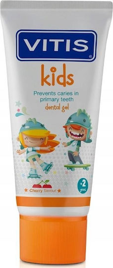 Vitis Baby-Zahnpasta Für 2+ Jahre Mit Kirsch Geschmack 50ml