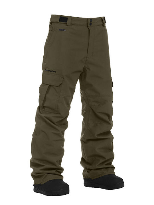 Horsefeathers Rowen OM316K Ανδρικό Παντελόνι Σκι & Snowboard Πράσινο