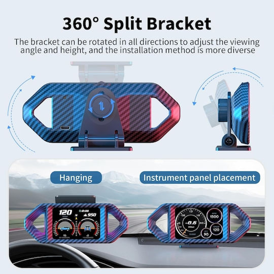 Pyramid Instrument de diagnosticare auto Digital OBD 2 cu Cablu