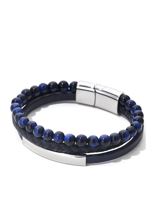 Toro Nero Herren Leder Armband 21cm