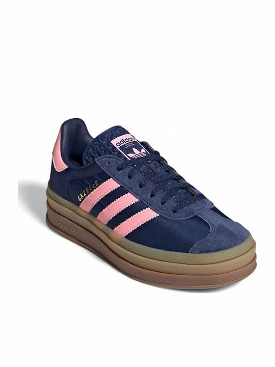 adidas gazelle silver green womens Adidas | Gazelle Bold Sneakers for Women