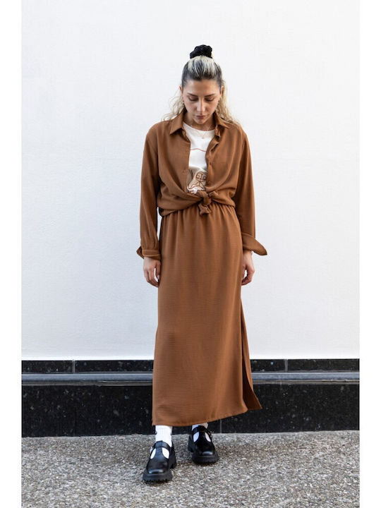 Midi Skirt Camel