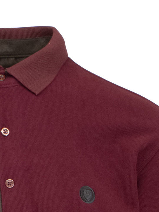 Polo Bluză Burgundy