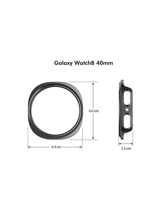Samsung Galaxy Watch 8 40mm Enkay Θήκη Προστασία Οθόνης Beige Gold