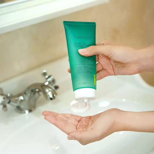 Thelavicos Tea Tree Cica Trouble Gel Καθαρισμού Προσώπου για Ακνεϊκές Επιδερμίδες 150ml