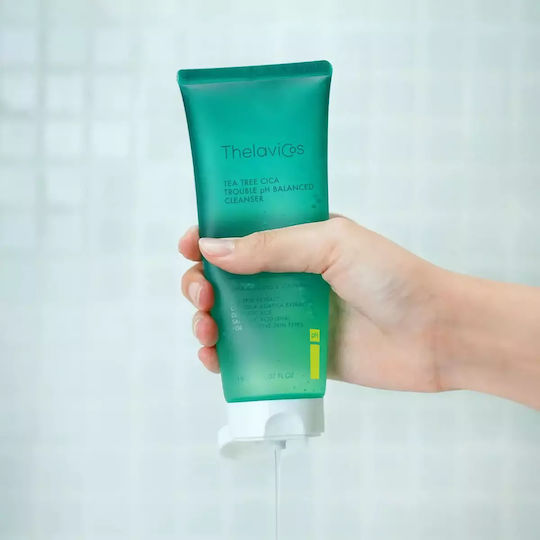 Thelavicos Tea Tree Cica Trouble Gel Καθαρισμού Προσώπου για Ακνεϊκές Επιδερμίδες 150ml